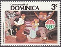 Dominica 1980 Walt Disney 3 ¢ Multicolor Scott 682. Dominica 1980 Scott 682 Disney Peter Pan. Subida por susofe